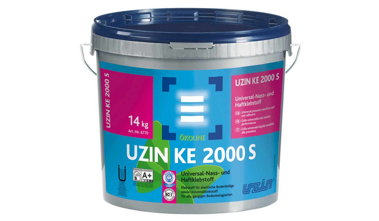Uzin KE 2000S LVT Yapıştırıcısı - 14kg Kova