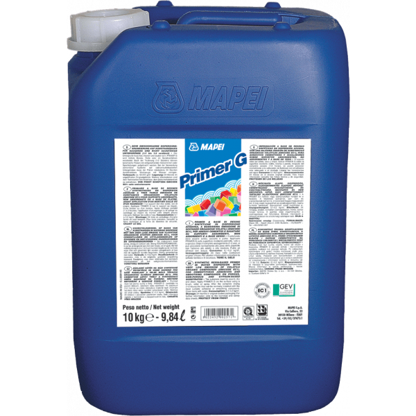 Mapei Primer G Emici Yüzey Astarı - 10kg Bidon