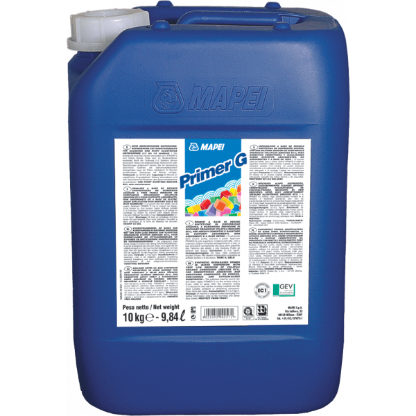 Mapei Primer G Emici Yüzey Astarı - 10kg Bidon