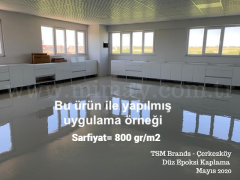 İpox 340  Epoksi Zemin Boyası(Düz) - 20kg set Beyaz (RAL9003)