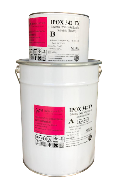 İpox 342Tx  Epoksi Zemin Boyası(Dokulu) - 20kg set