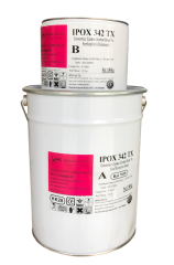 İpox 342Tx  Epoksi Zemin Boyası(Dokulu) - 20kg set Kırmızı (RAL3020)