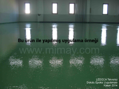 İpox 342Tx  Epoksi Zemin Boyası(Dokulu) - 20kg set Kırmızı (RAL3020)