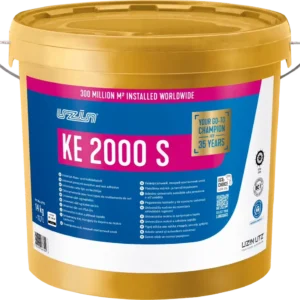 UZIN KE 2000 S PVC ve LVT zemin kaplama yapıştırıcısı 14kg kova